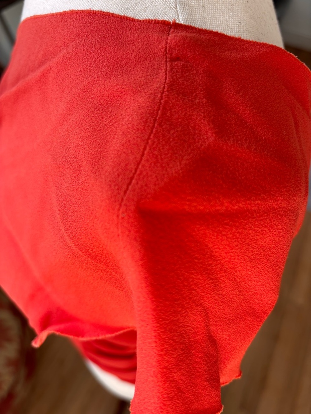 PRADA Vintage Textured Silk Red/Orange Blouse Rare Find! - Picture 10 of 11